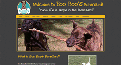 Desktop Screenshot of booboosboneyard.com